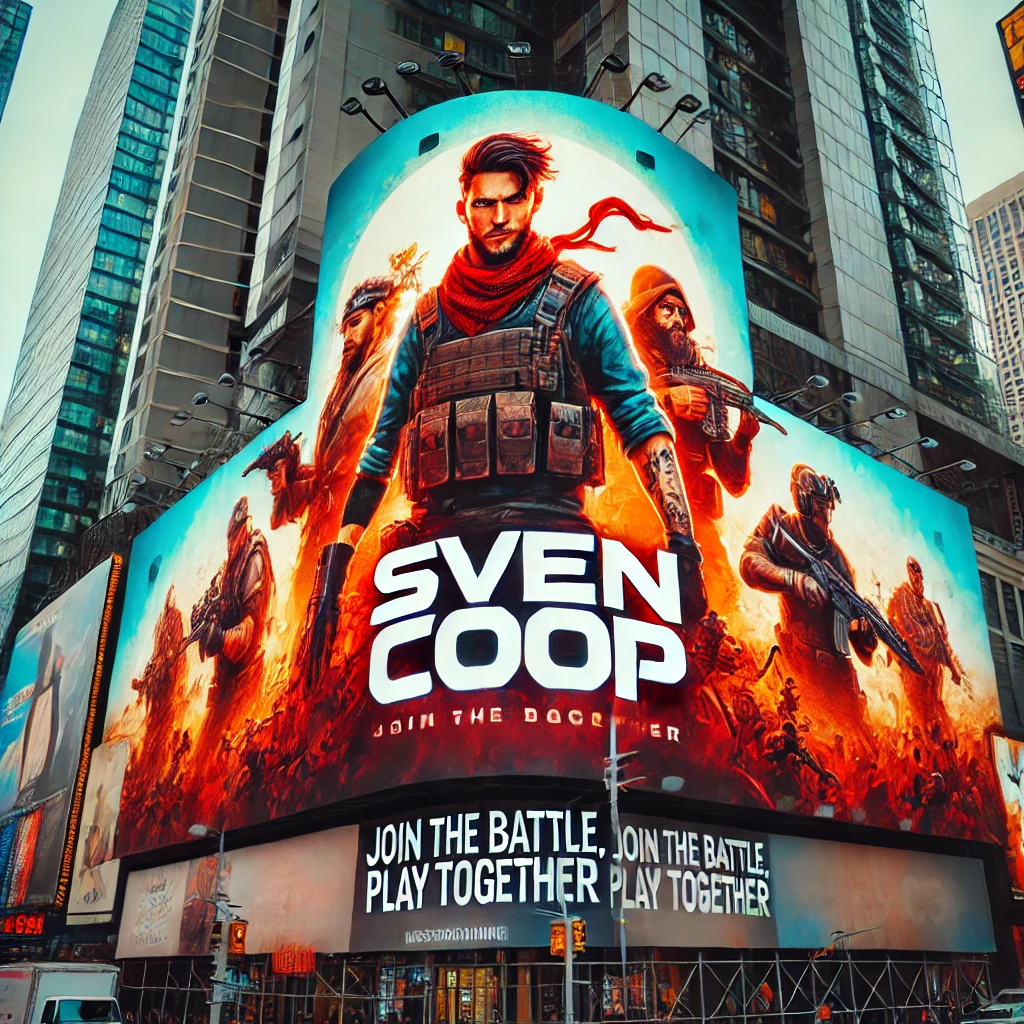 Sven Coop game icons banners billboard