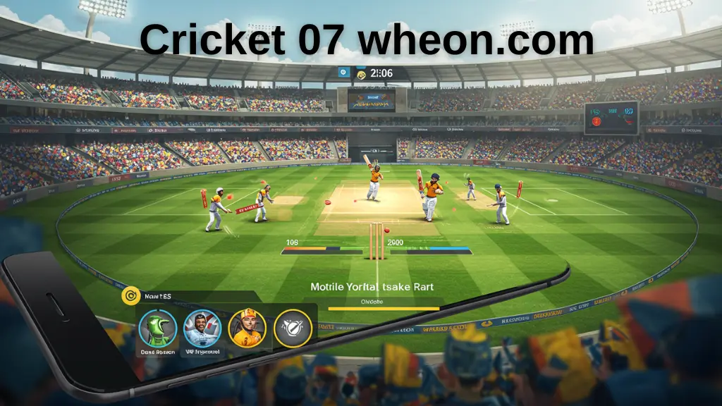 Cricket 07 wheon.com