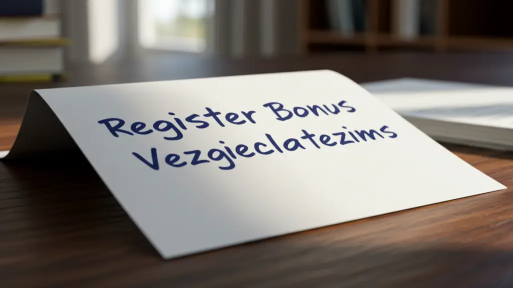 Register Bonu Vezgieclaptezims