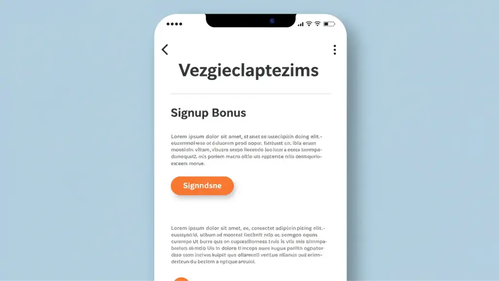 Vezgieclaptezims Signup Bonus